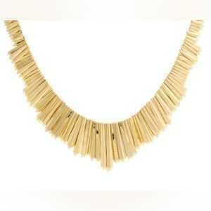 Kim Kardashian Belle Noel Mini Dagger Collar Necklace gold rare